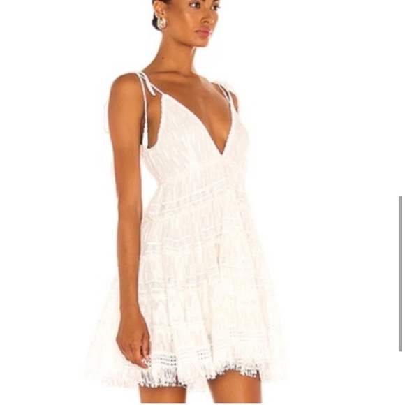 Rocco Sand White Lace Dress - Picture 2 of 7